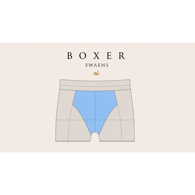 Swaens Bamboo Underwear Boxer Black - Male