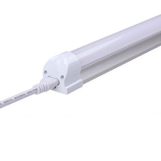 TL LED Buis Warm Wit - 9 Watt - 60 cm - Met Armatuur