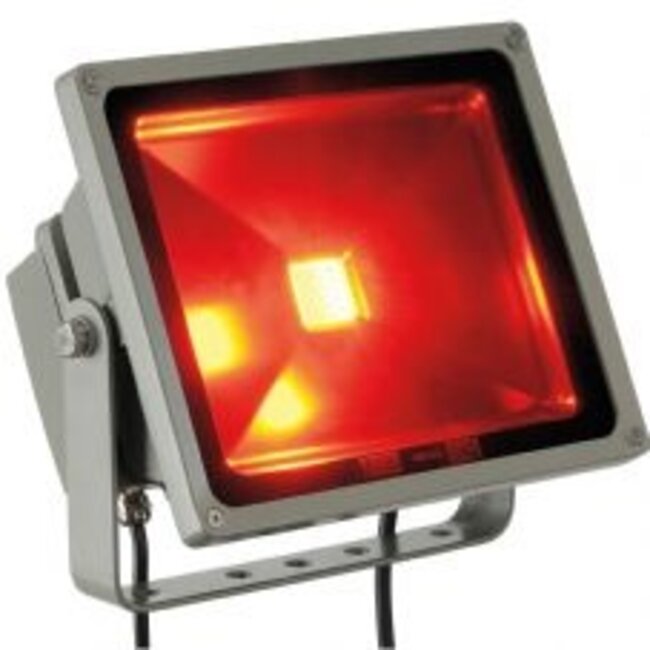 LED Bouwlamp Rood - 20 Watt