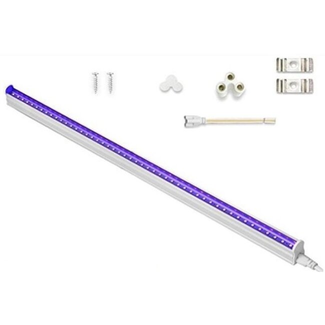 TL LED Buis UV Blacklight  - 18 Watt - 120 cm - Met Armatuur