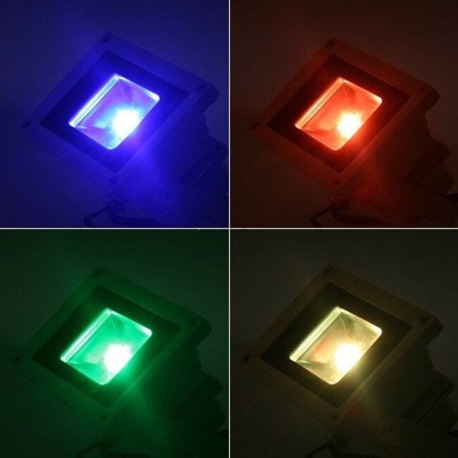 LED Bouwlamp RGB - 50 Watt - Plat