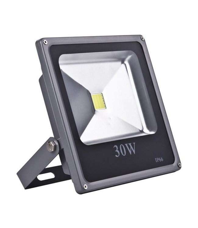 LED Bouwlamp Koel Wit - 30 Watt  - Plat