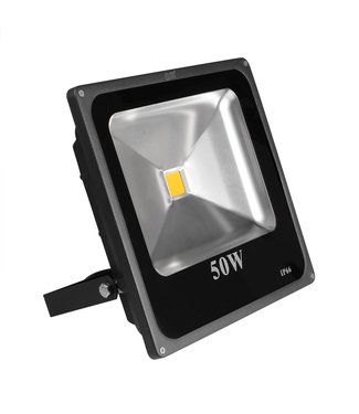 LED Bouwlamp Puur Wit - 50 Watt  - Plat