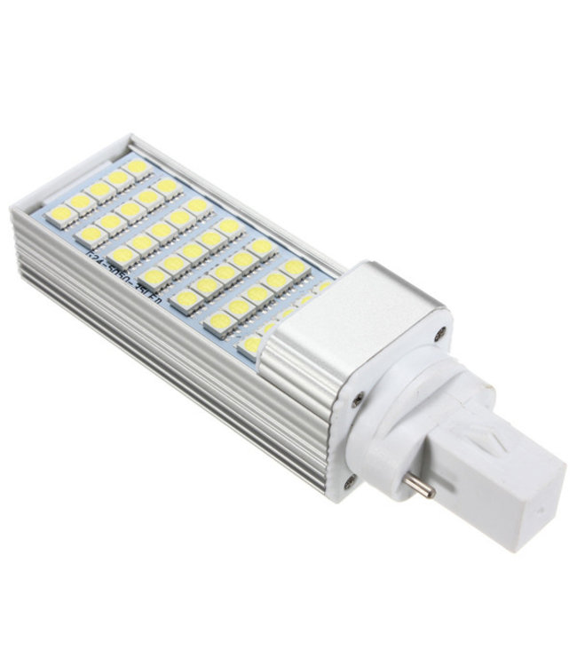 LED PL Lamp Puur Wit - 6 Watt - G24