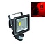 LED Bouwlamp Rood - 30 Watt  - Sensor