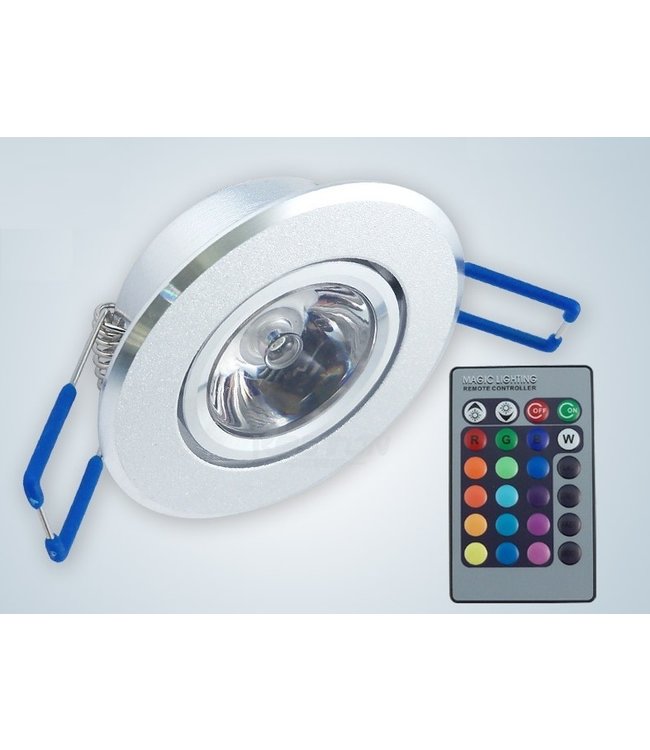 academisch Levendig Vergelijken LED Spot RGB - 3 Watt - Inbouw - Ledtohave