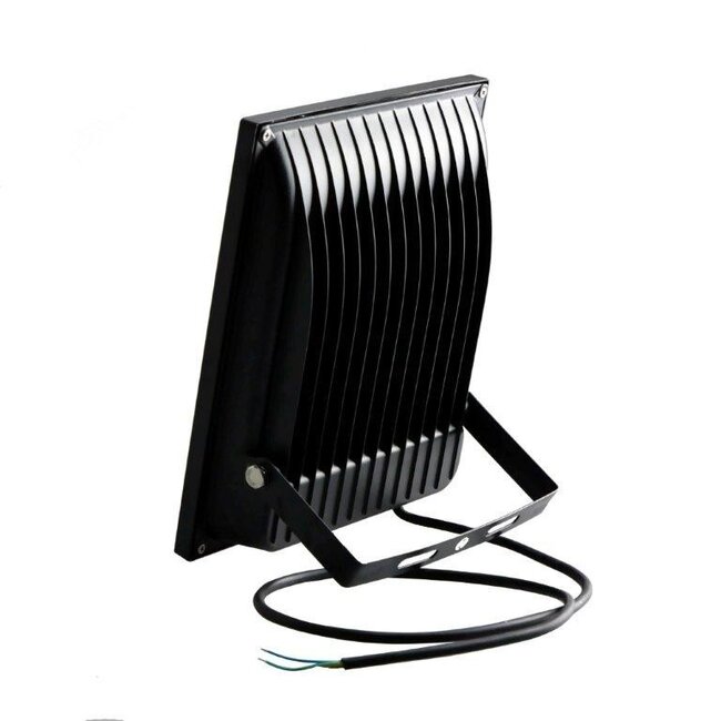 LED Bouwlamp Blauw - 50 Watt  - Plat