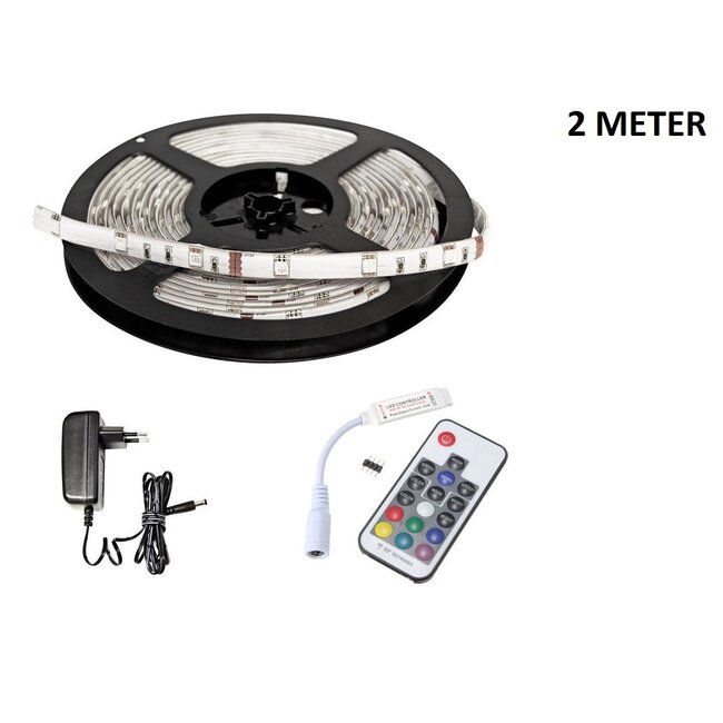 LED Strip RGB - 2 Meter - 60 LEDS Per Meter - Waterdicht