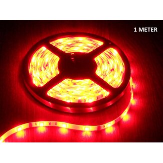 LED Strip Rood - 1 Meter - 60 LEDS Per Meter - Waterdicht