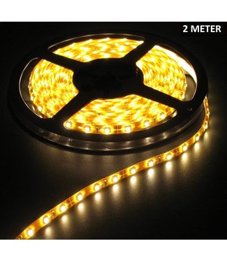 LED Strip Warm Wit - 2 Meter - 60 LEDS Per Meter - Waterdicht