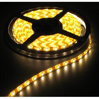 LED Strip Warm Wit - 5 Meter - 60 LEDS Per Meter - Waterdicht