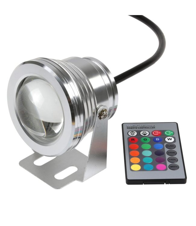LED Spot RGB - 10 Watt - Rond - 12 Volt