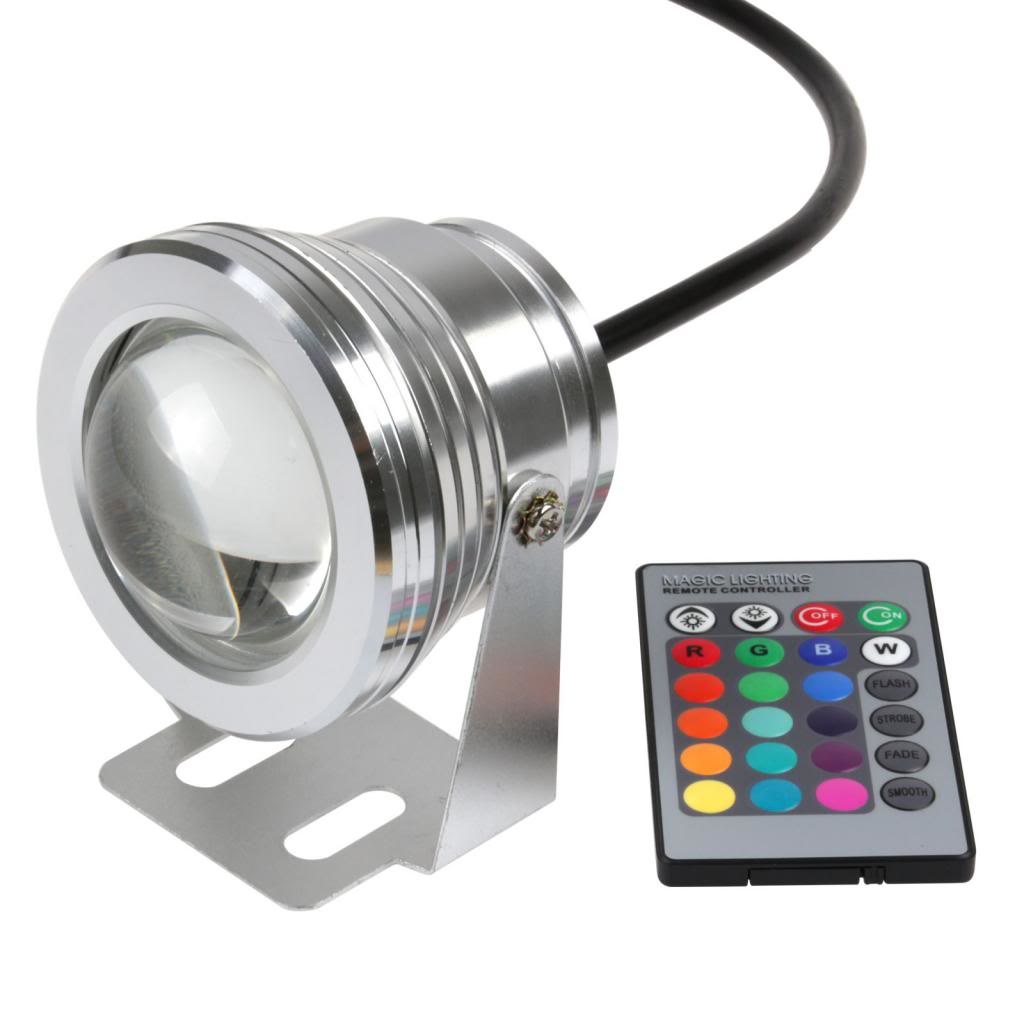 Groenteboer Maken spiraal LED Spot RGB - 10 Watt - Rond - 12 Volt - Ledtohave