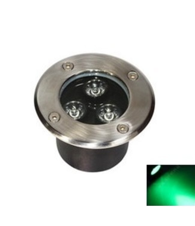 Met andere bands stortbui Geven LED Grondspot Groen - 9 Watt - Inbouw - 230 Volt - Ledtohave