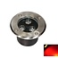 LED Grondspot  Rood - 9 Watt - Inbouw - 12 Volt