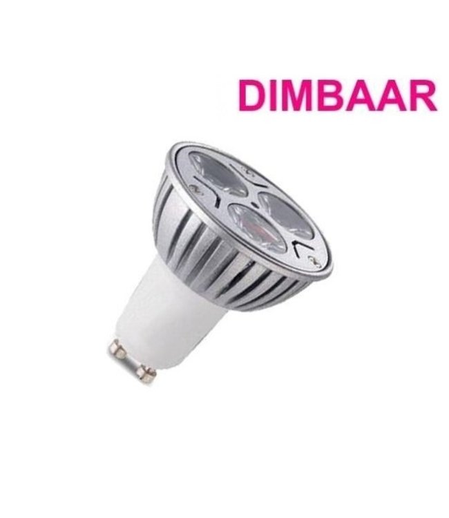 LED Spot Puur Wit - 6 Watt - GU10 - Dimbaar