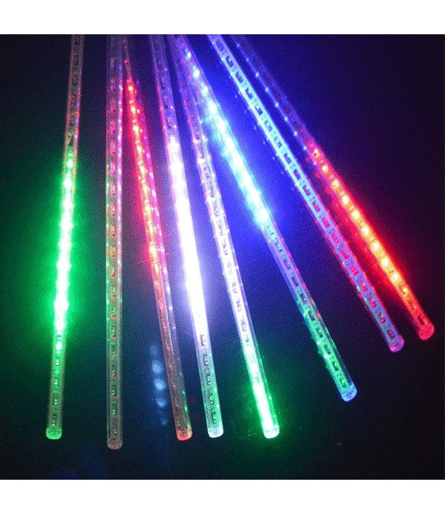 Kerst - LED Meteoorregen Buis - 30 cm - RGB