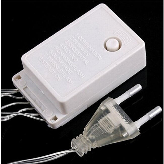 Kerstnet 1.5 x 1.5 Meter - Koel Wit