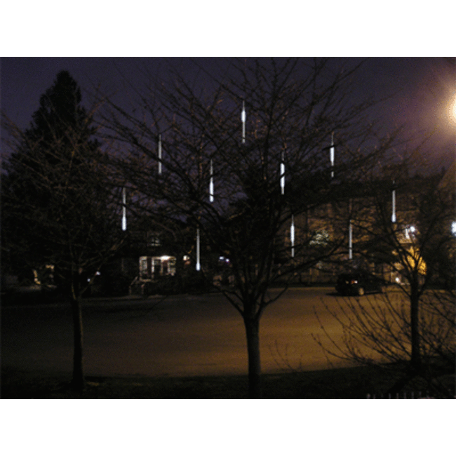 Kerst - LED Meteoorregen Buis - 50 cm - Koel Wit