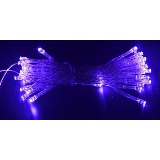 Kerstverlichting 5 Meter - Paars - Op Batterij