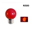 LED Bollamp E27 - 2 Watt - Rood
