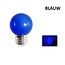 LED Bollamp E27 - 2 Watt - Blauw