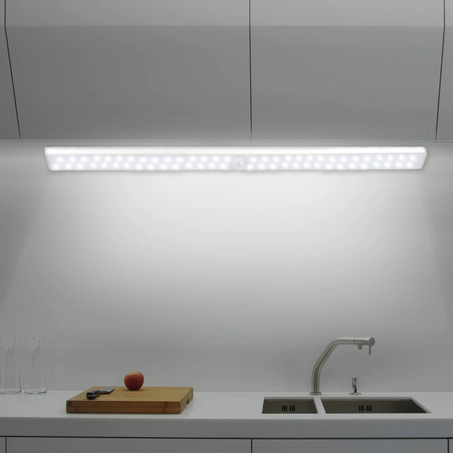 LED Kastverlichting USB - 40 cm - Met Sensor - Koel Wit