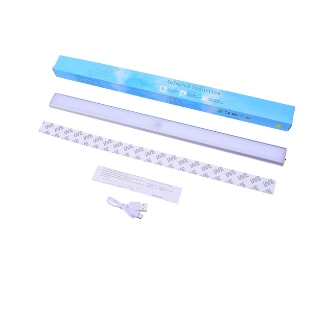 LED Kastverlichting USB - 40 cm - Met Sensor - Koel Wit