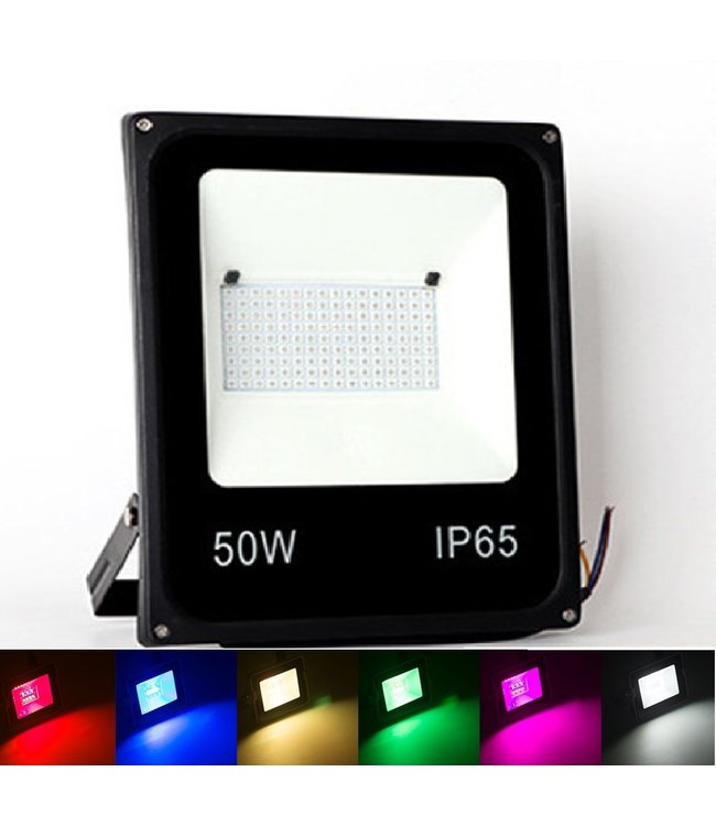 LED Bouwlamp RGB - 50 Watt - Ultra Dun