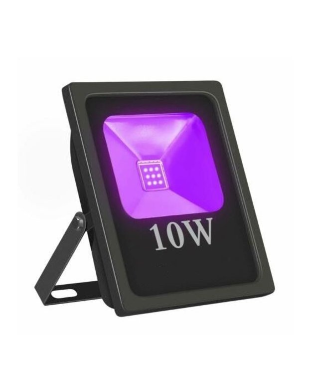 LED Bouwlamp Blacklight  - 10 Watt - Plat