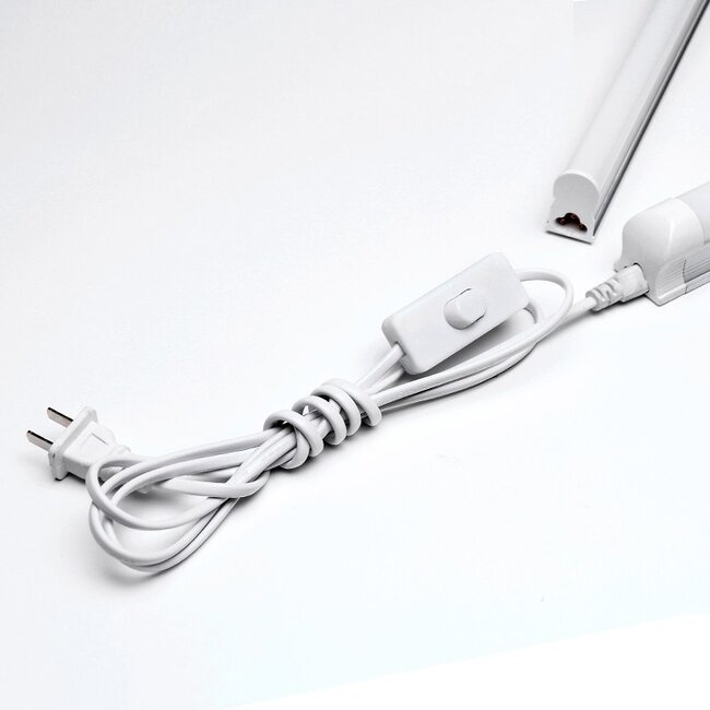 Kabel 3 Meter - Met Stekker - Met (aan/uit) Schakelaar -  Voor TL Met Armatuur