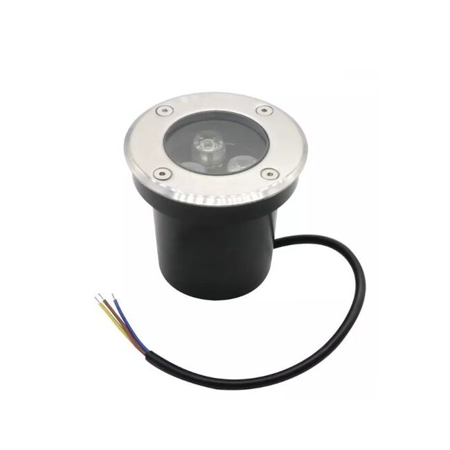 LED Grondspot  Koel Wit - 3 Watt - Inbouw - 230 Volt