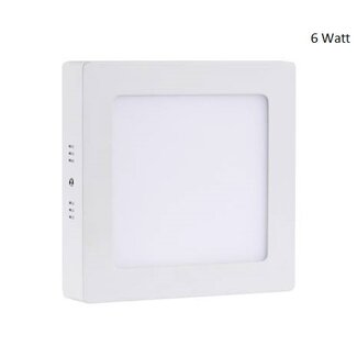 LED Paneel Vierkant Opbouw - 6 Watt - Warm Wit