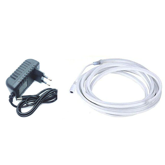 Neon LED Strip - Warm Wit - 5 Meter - Waterdicht