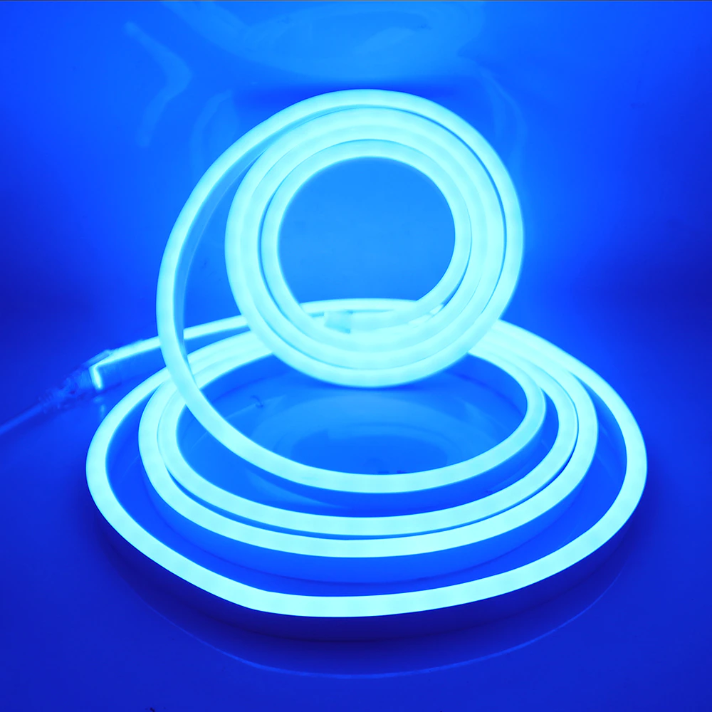 Neon LED Strip - Blauw 5 Meter - Waterdicht - Ledtohave