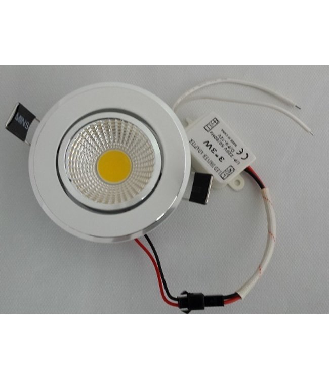 schommel Embryo Zeep LED Spot Koel Wit - 3 Watt - Inbouw - Ledtohave