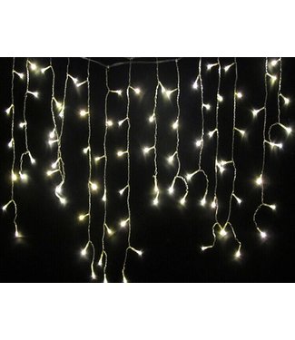 Kerstverlichting Gordijn 4 x 0,8 Meter - Koel Wit - Voor Buiten