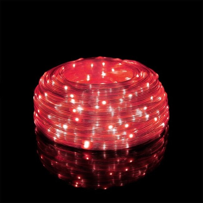Lichtsnoer Kerstverlichting - 10 Meter -  Rood - Voor Buiten
