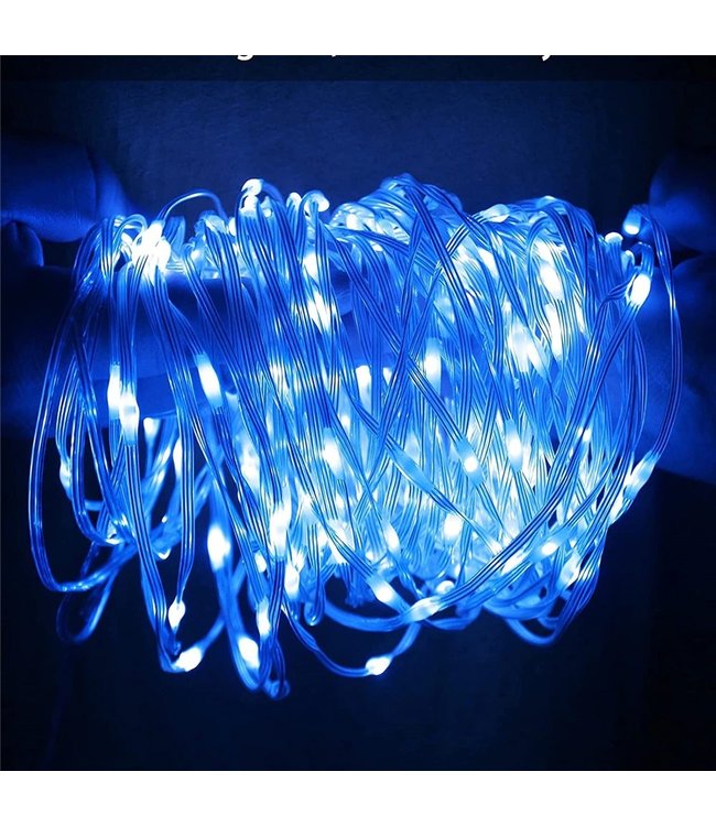 Lichtsnoer Kerstverlichting 20 Meter Blauw Voor Buiten Ledtohave