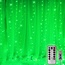 Kerst Gordijn 3 x 2 Meter - USB - Groen - Voor Buiten