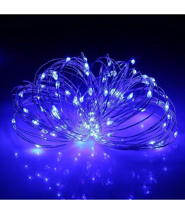 Kerstboomverlichting 50 Meter Blauw Voor Buiten Ledtohave