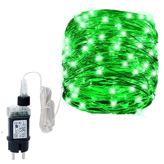 Lichtdraad Kerstverlichting - 50 Meter - Groen - Voor Buiten