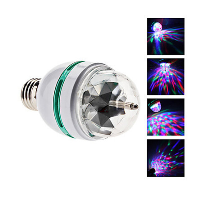 LED - Roterende - Discolamp - RGB - E27