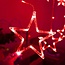 Kerst Gordijn Ster 2 Meter - Rood