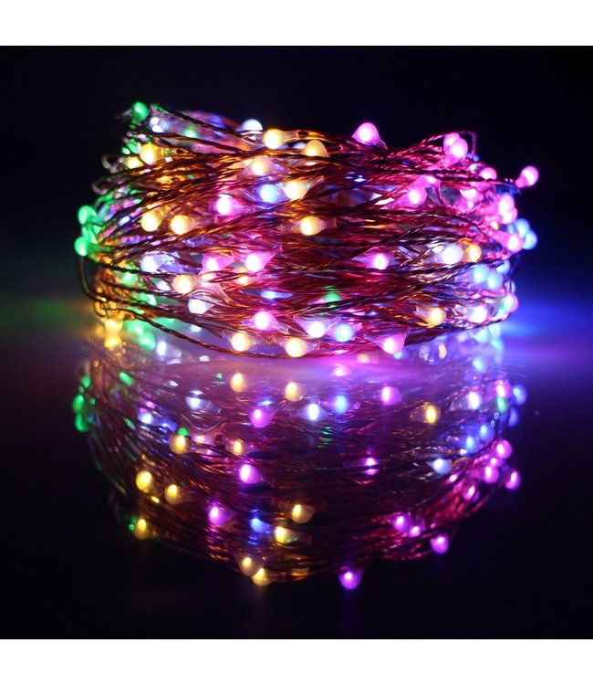 Lichtdraad Kerstverlichting - 100 Meter - RGB - Voor Buiten