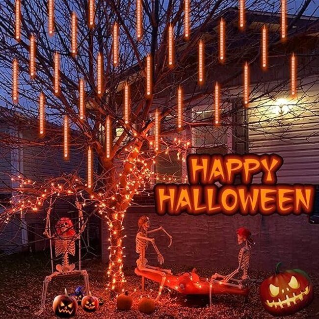 Kerstverlichting Druppels Op Zonne-energie