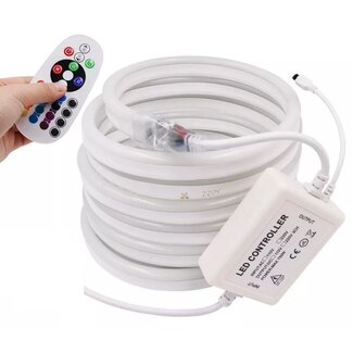 Neon LED Strip - RGB - 5 Meter - Waterdicht - Bluetooth