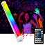 Gekleurde RGB TL Lamp met Afstandsbediening - 60 cm - Met Armatuur