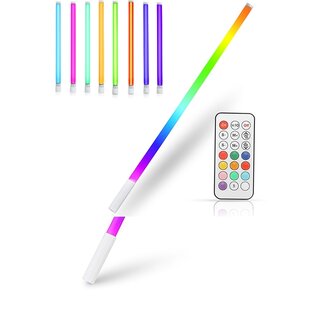 Gekleurde Lichtstaaf Draadloos RGB - met Afstandsbediening