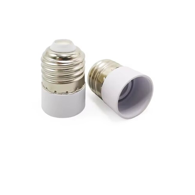 Verloopfitting - Van E27 naar E14 - 2 stuks